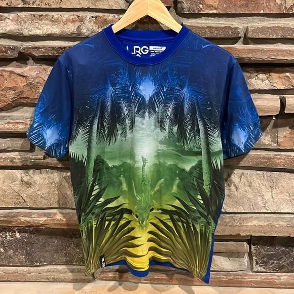 LRG AOP Safari Print Short Sleeve Crewneck Tee - Picture 1 of 5